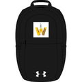 Yellow W Flame Logo backpack | Embroidered Sports Backpack