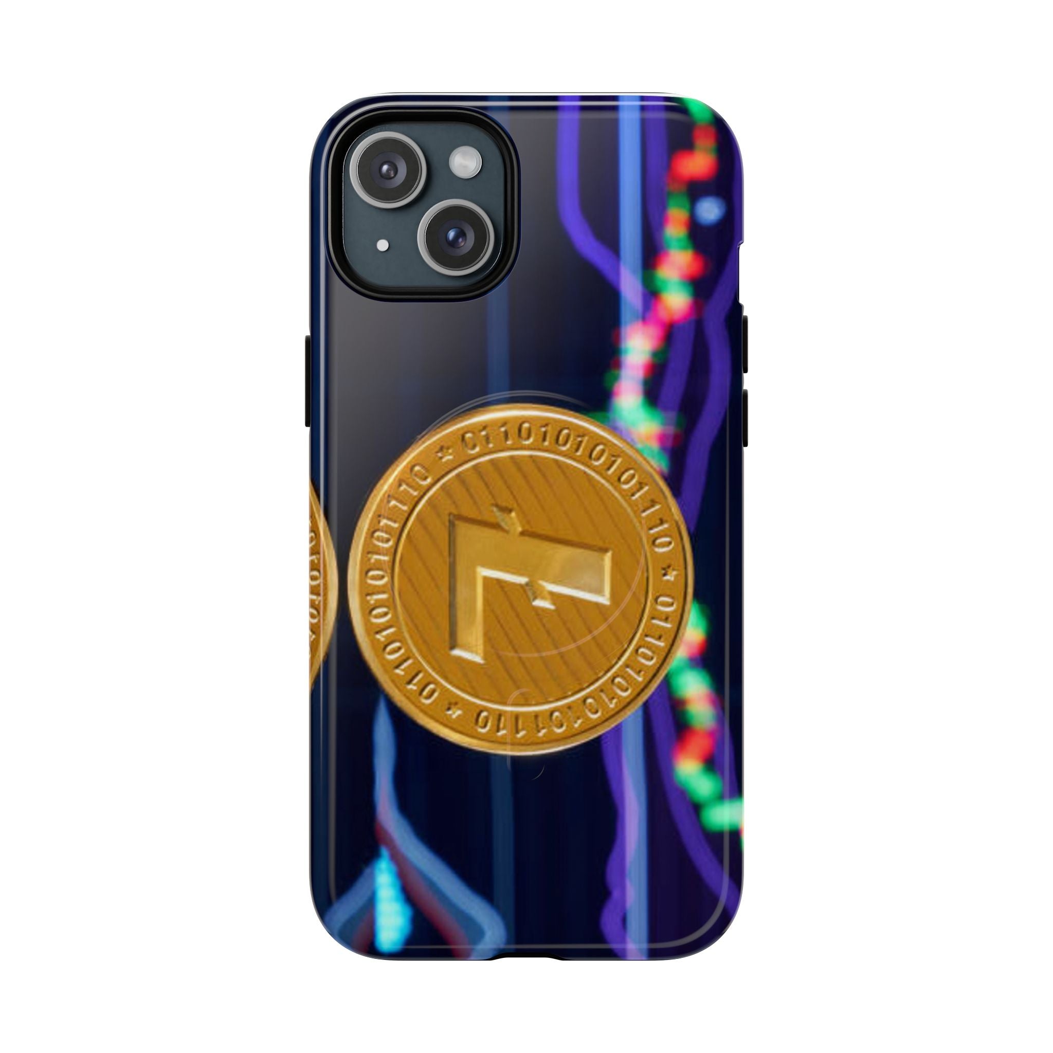 Coque de téléphone Litecoin Crypto Coin | Coque magnétique résistante, design Blockchain