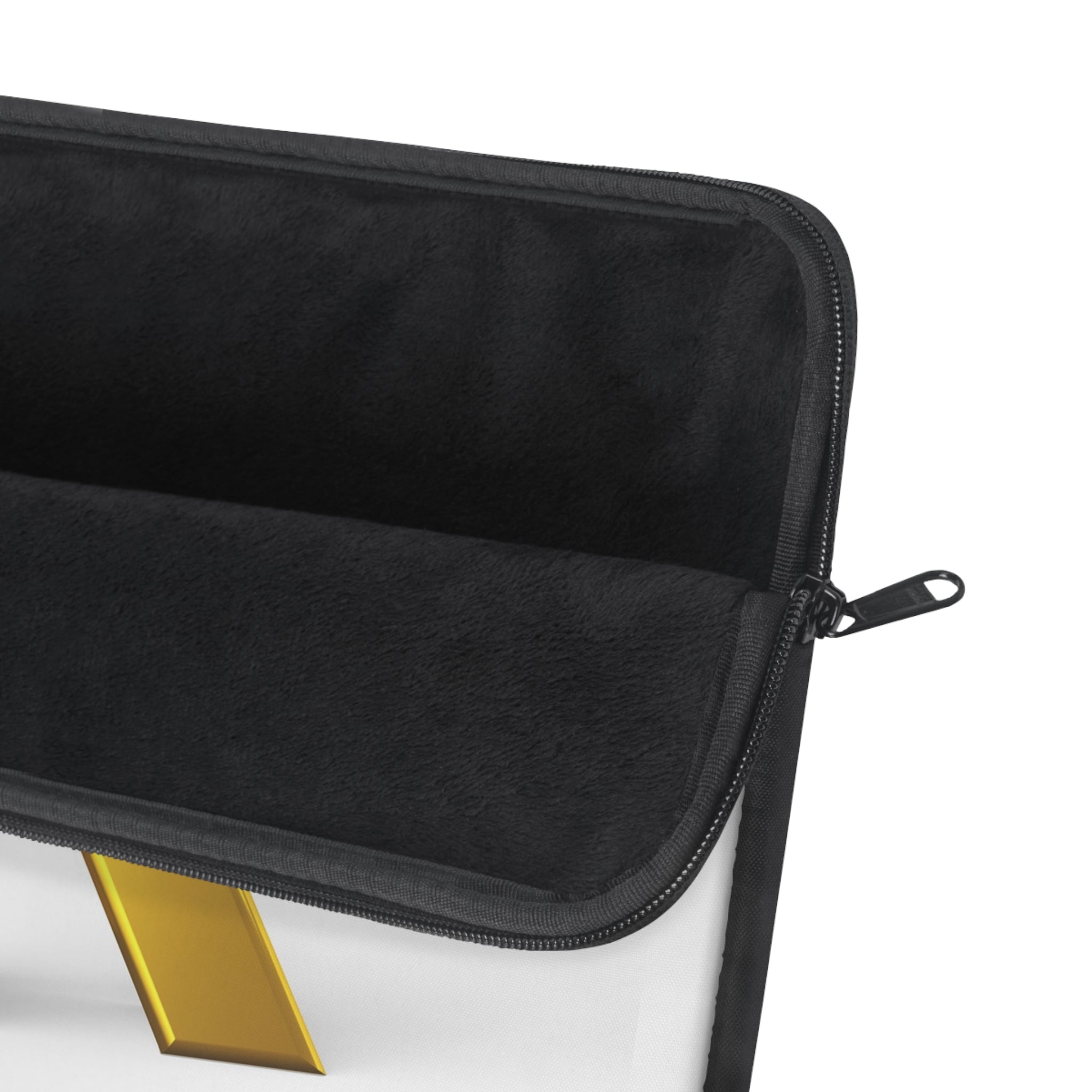 Gold Letter K Monogram Laptop Sleeve | Initial K Notebook Case