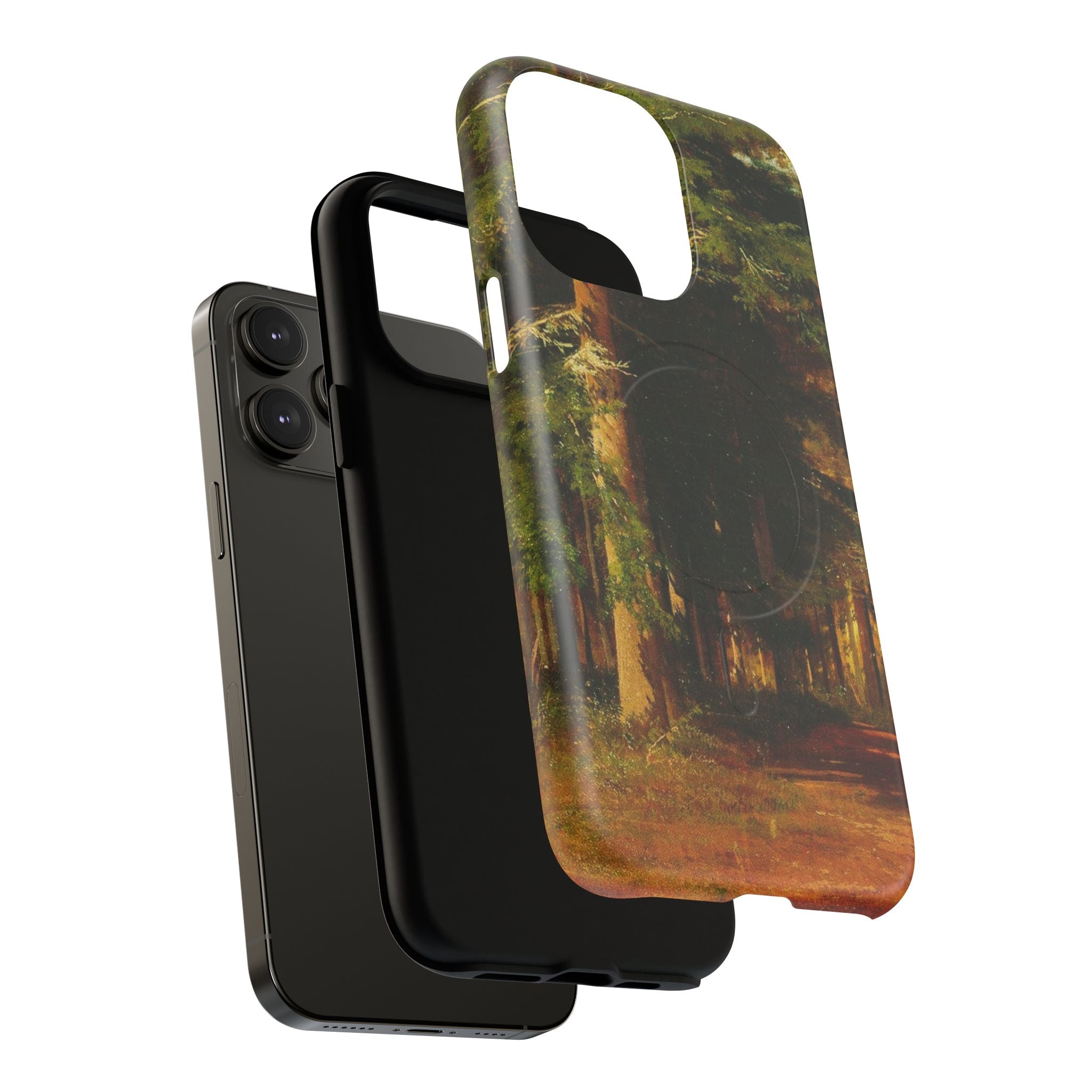 Autumn Forest Path phone case | Magnetic Tough Case, fall landscape art