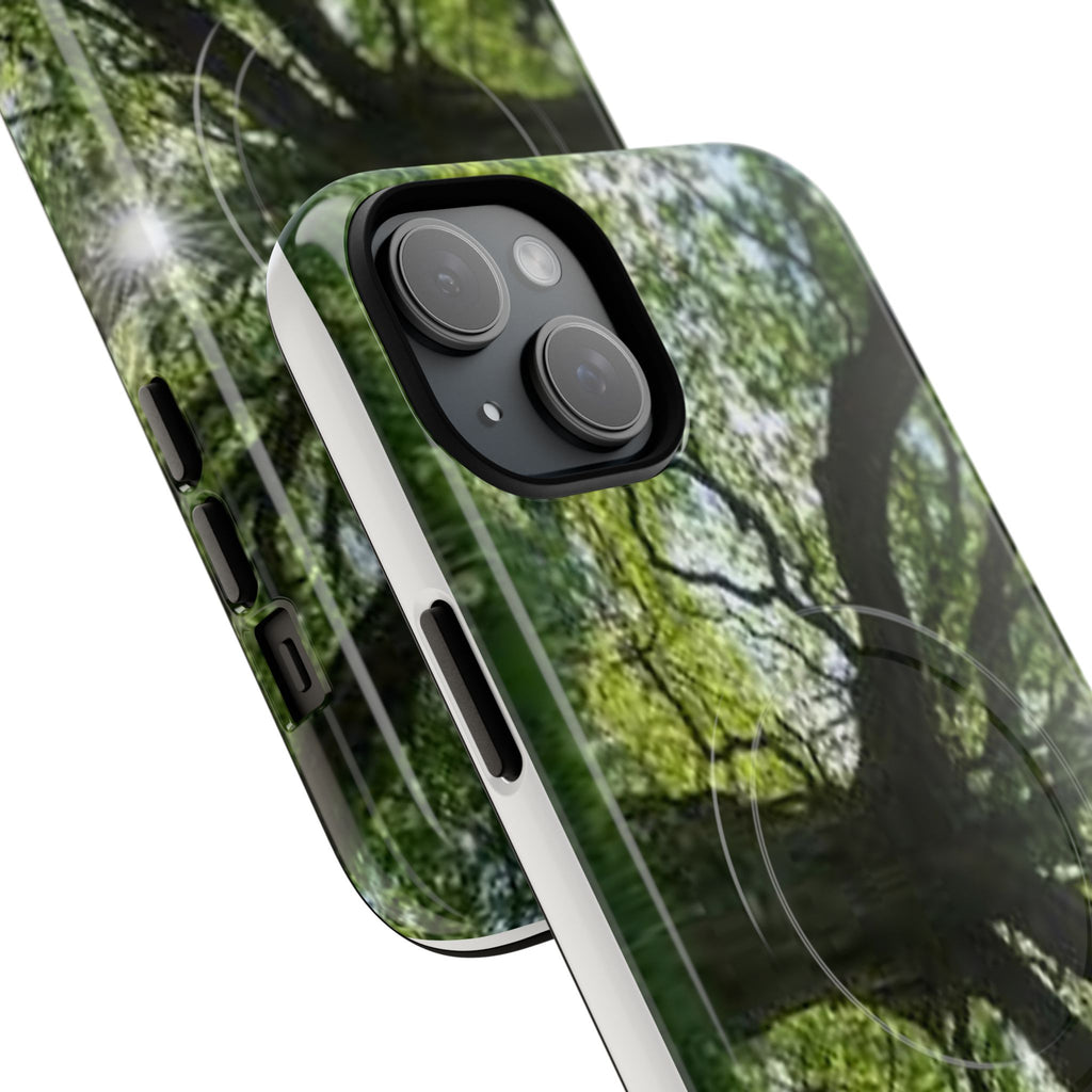 Sunlit Oak Tree Phone Case | Tough Magnetic Case