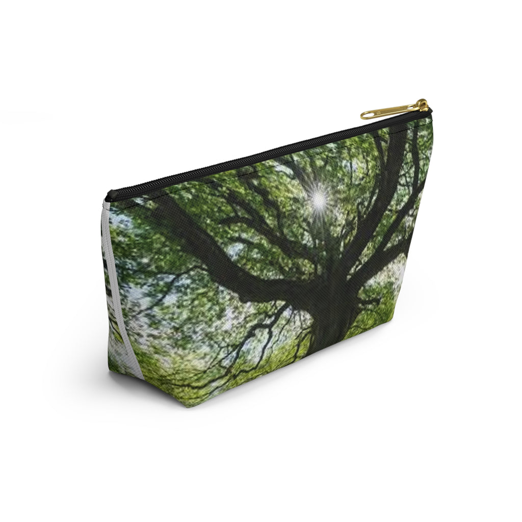 Sunlit Oak Tree Accessory Pouch | T-Bottom Makeup Bag