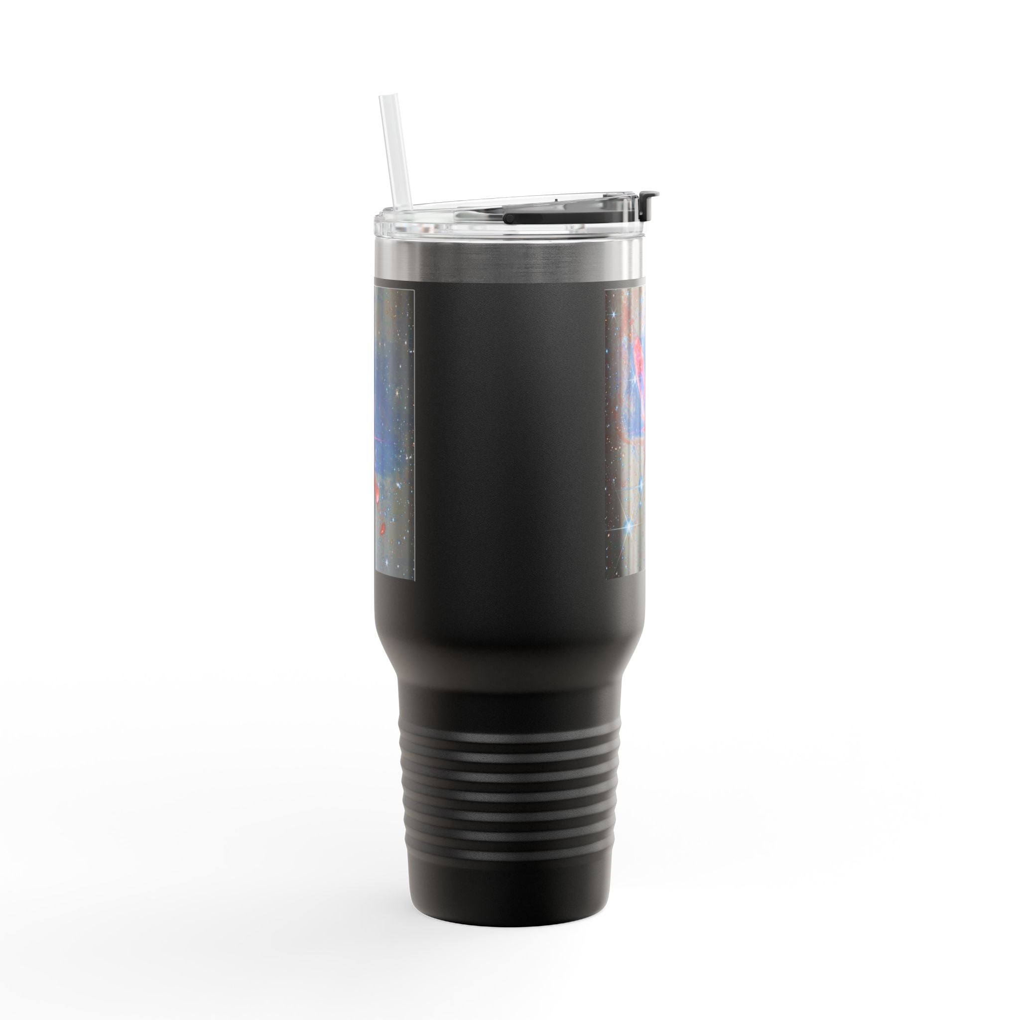 Mug de voyage isotherme 40oz Nébuleuse cosmique avec étoiles | Gobelet isotherme Galaxie spatiale