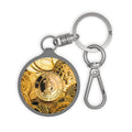 Stack of Gold Bitcoin Coins Keyring | Crypto Cryptocurrency Keychain