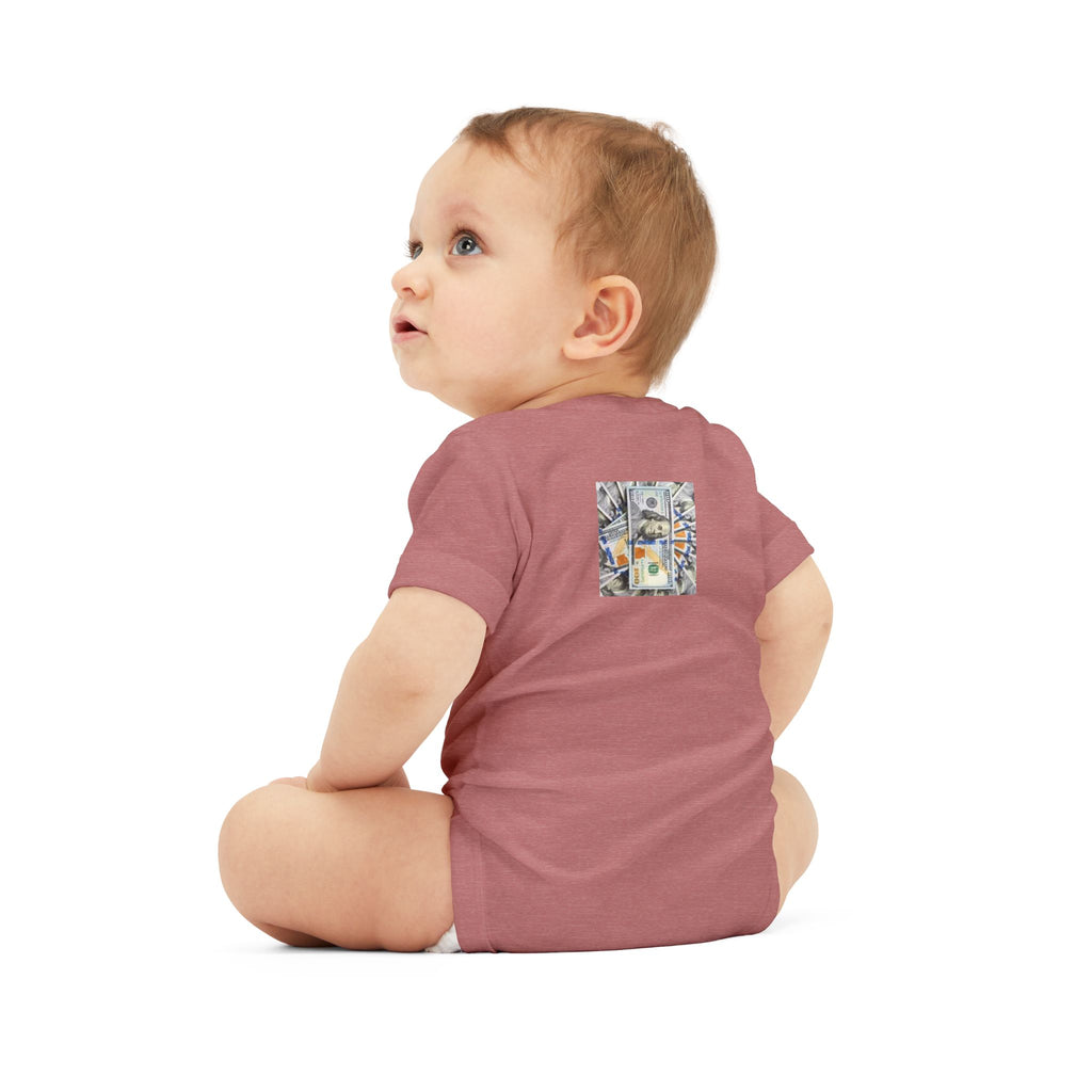 Money Infant Jersey One Piece | Modern Art Baby Bodysuit