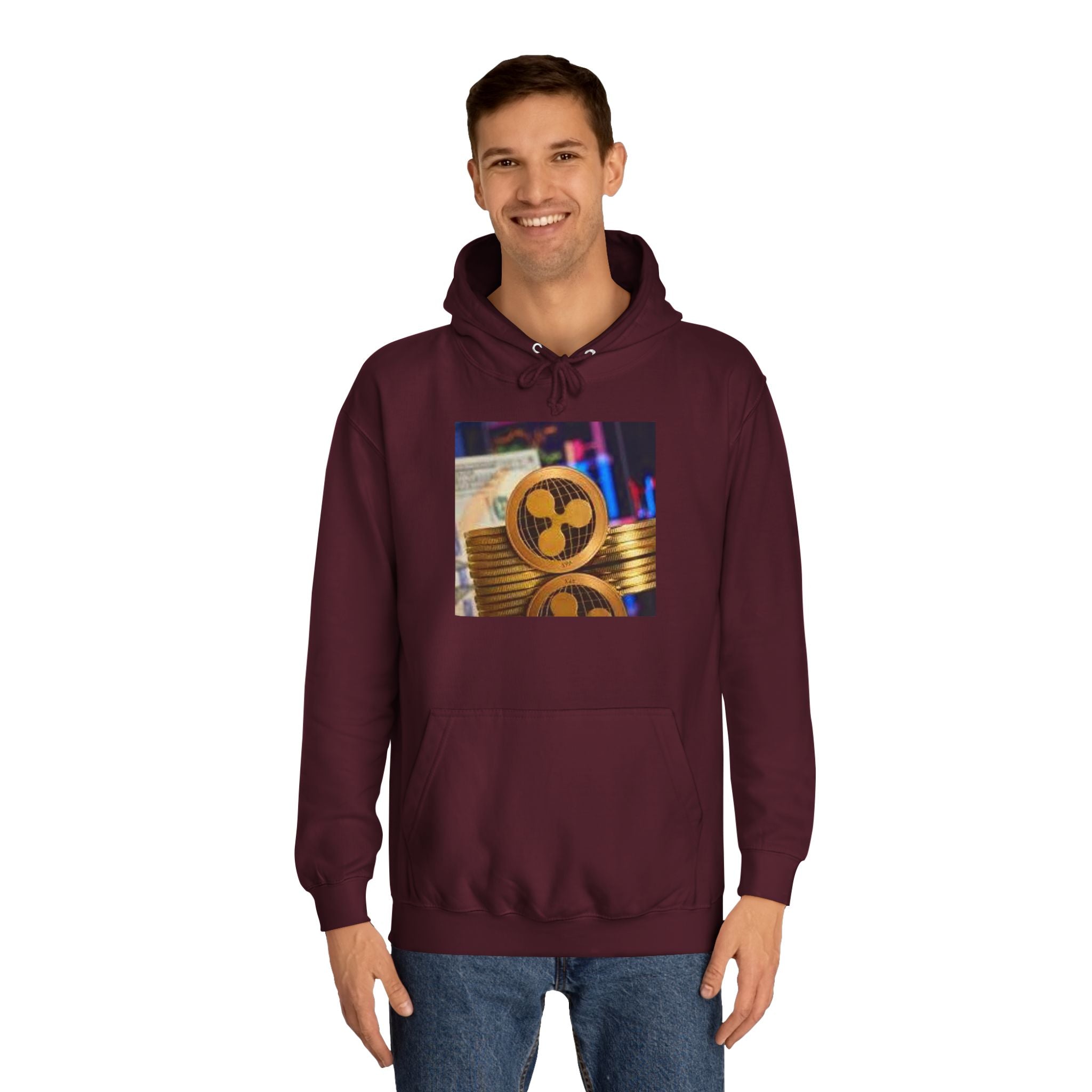 Ripple Cryptocurrency Hoodie | Ripple Coin Graphic, Crypto Stack, Blockchain Fashion