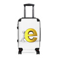 Yellow Letter E Logo Suitcase | Personalized Luggage Cover