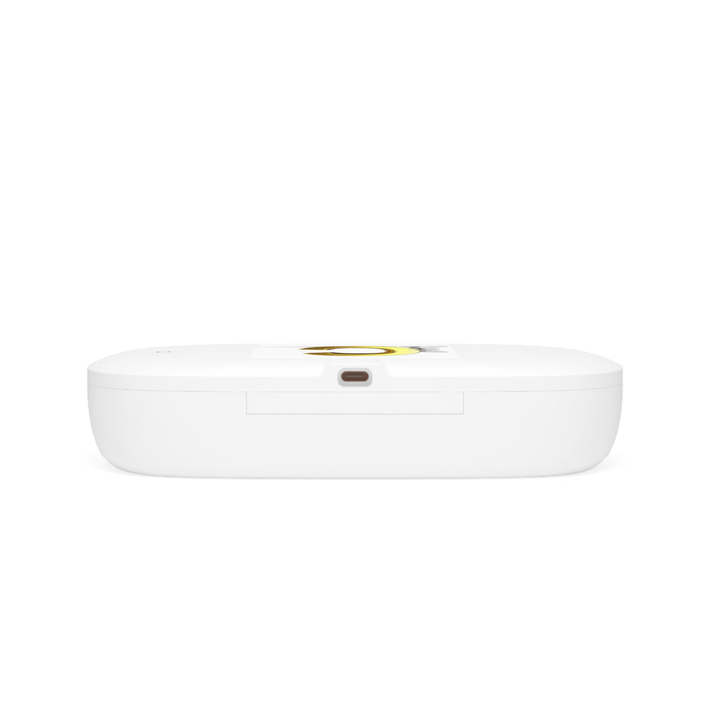 Gold Letter C design UV Phone Sanitizer and Wireless Charger