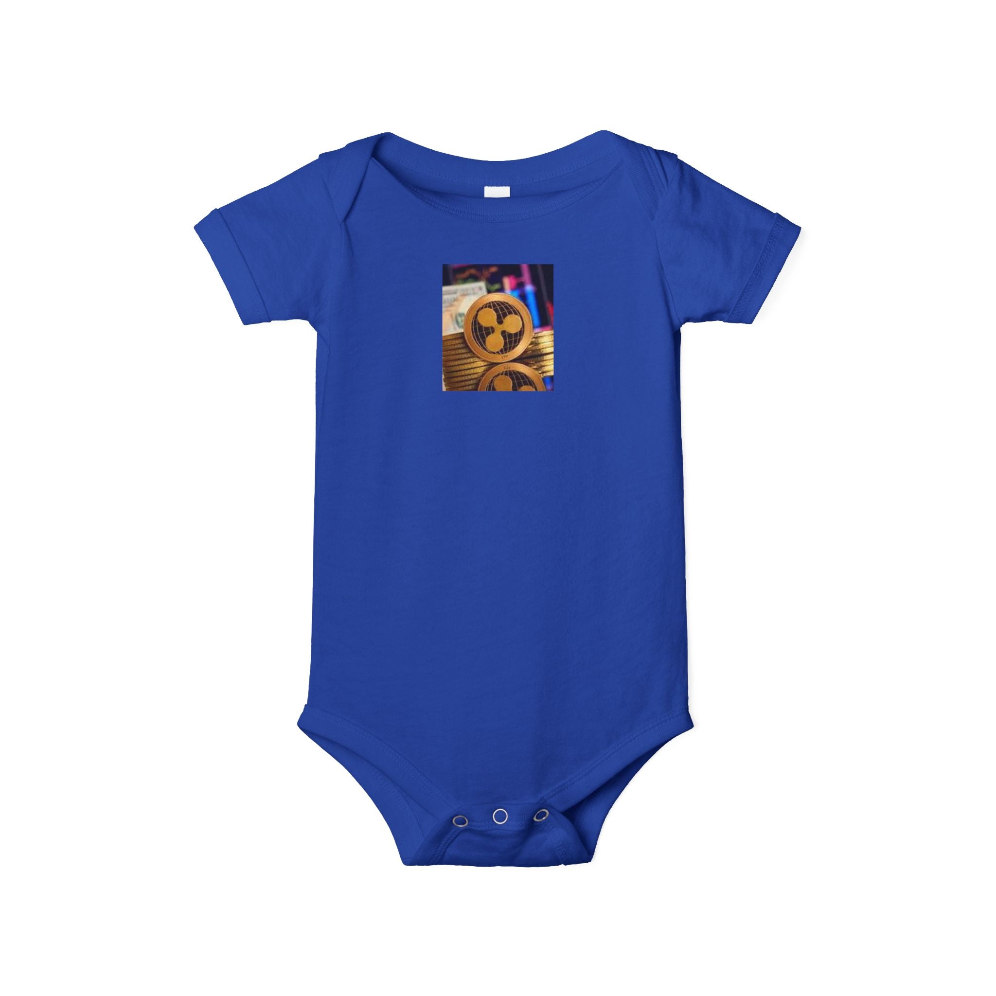 Grenouillère pour bébé avec logo de la cryptomonnaie XRP Ripple