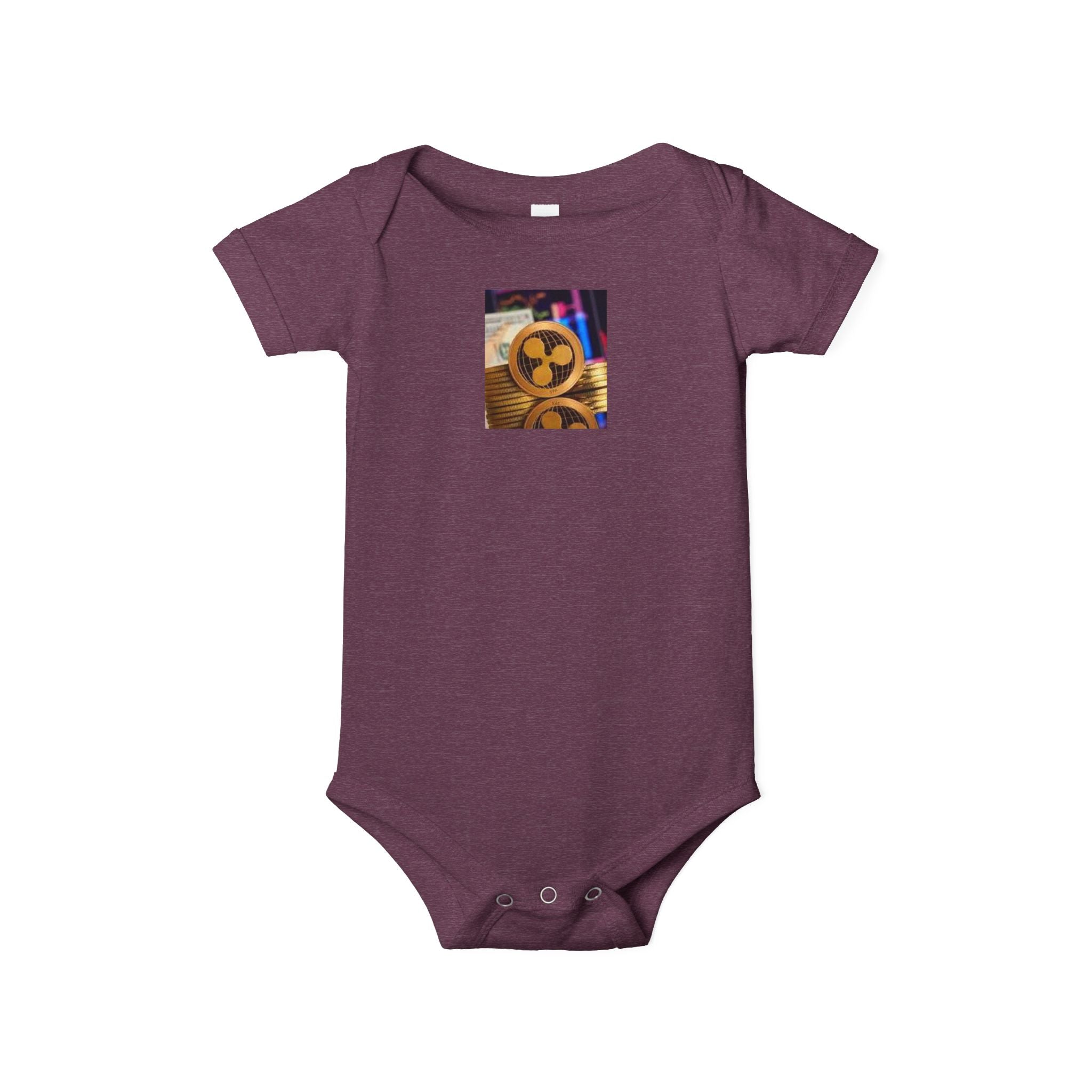 Grenouillère pour bébé avec logo de la cryptomonnaie XRP Ripple