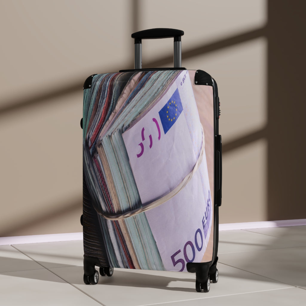 Stack of Euro Banknotes Suitcase