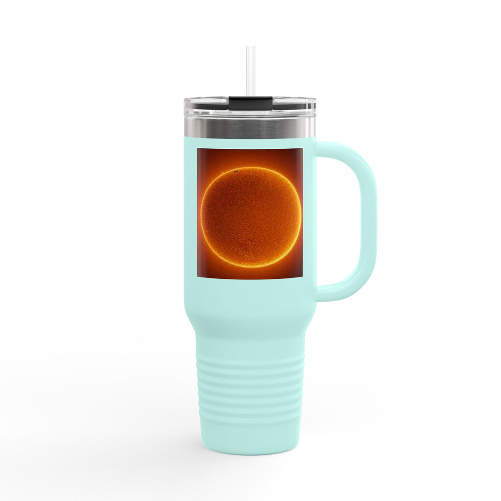 Glowing Solar Disc Travel Mug | 40oz Insulated Tumbler