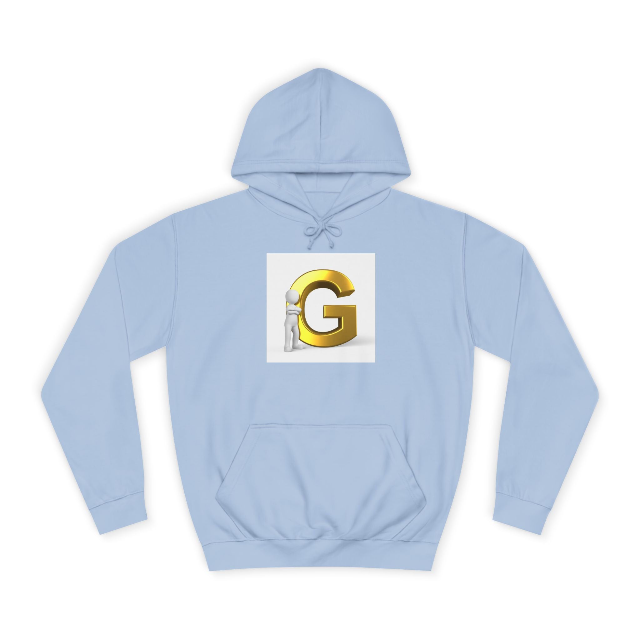 Gold Letter G Hoodie | Initial G Monogram sweatshirt