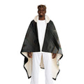 Money Print Hooded Blanket | Sherpa Fleece Cash Design