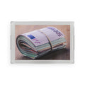 Bundle of Euros Acrylic Serving Tray | Money Photography Home Decor