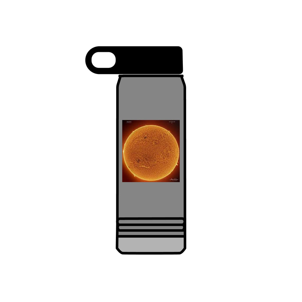 Solar Sun Image Water Bottle | 20oz Stainless Steel Bottle