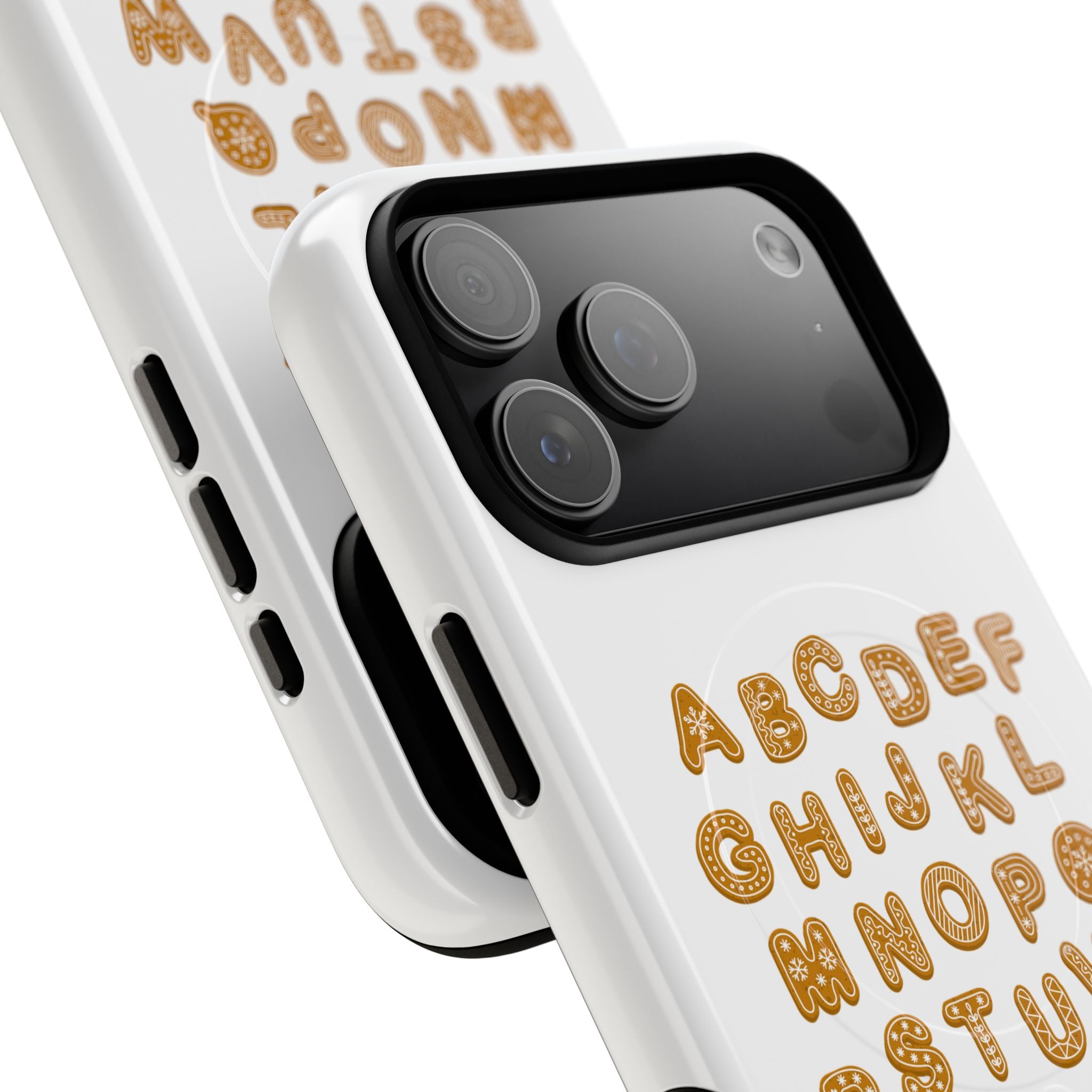 Cookie Alphabet Phone Case | Tough Magnetic Case, Cute Lettering