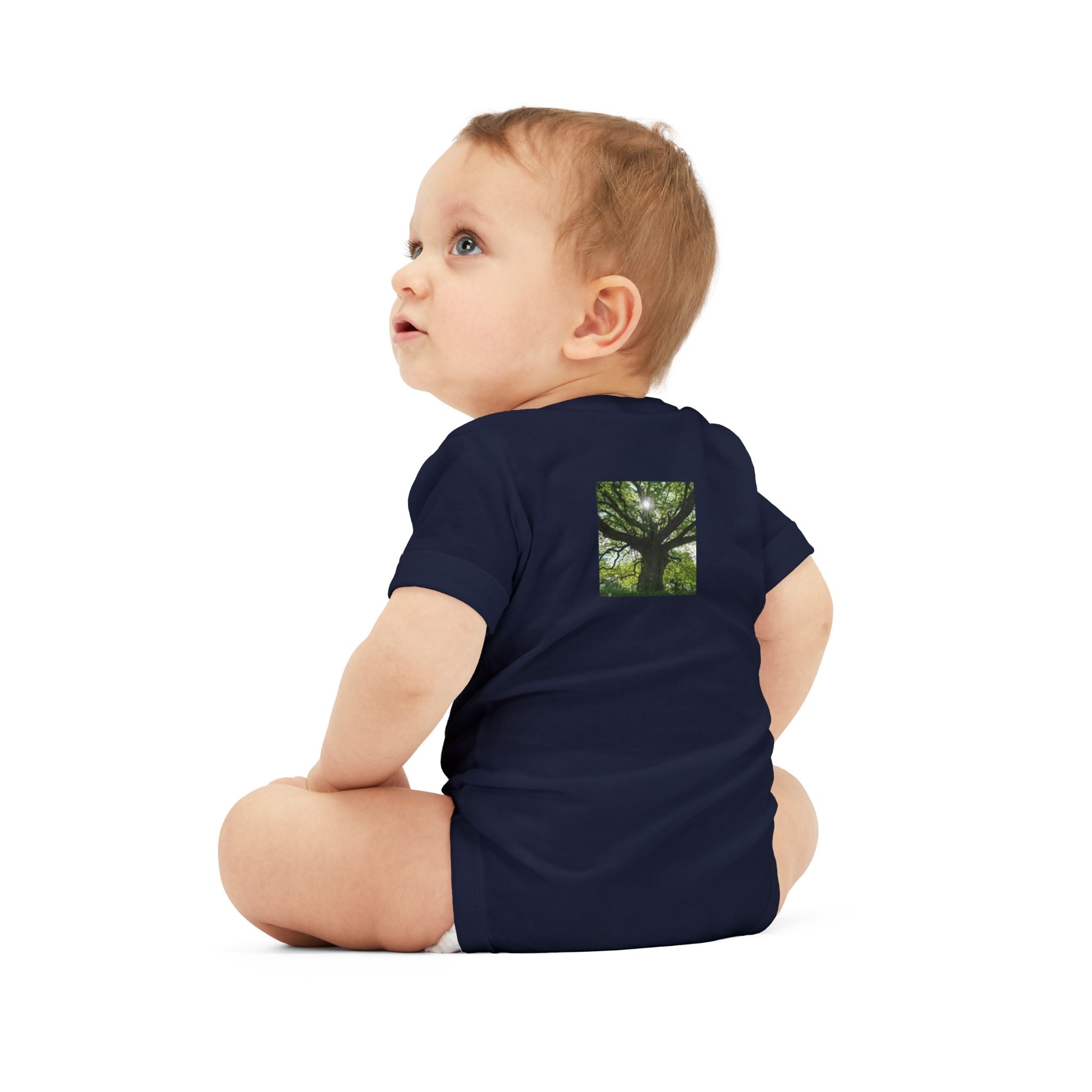 Majestic Oak Tree Infant Onesie | Tree Photo Baby Bodysuit