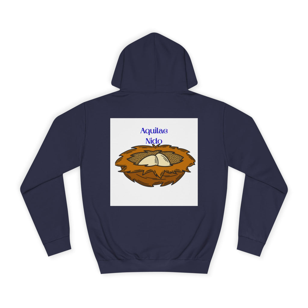 Aquilae Nido Nest Illustration Hoodie | College Crest Style