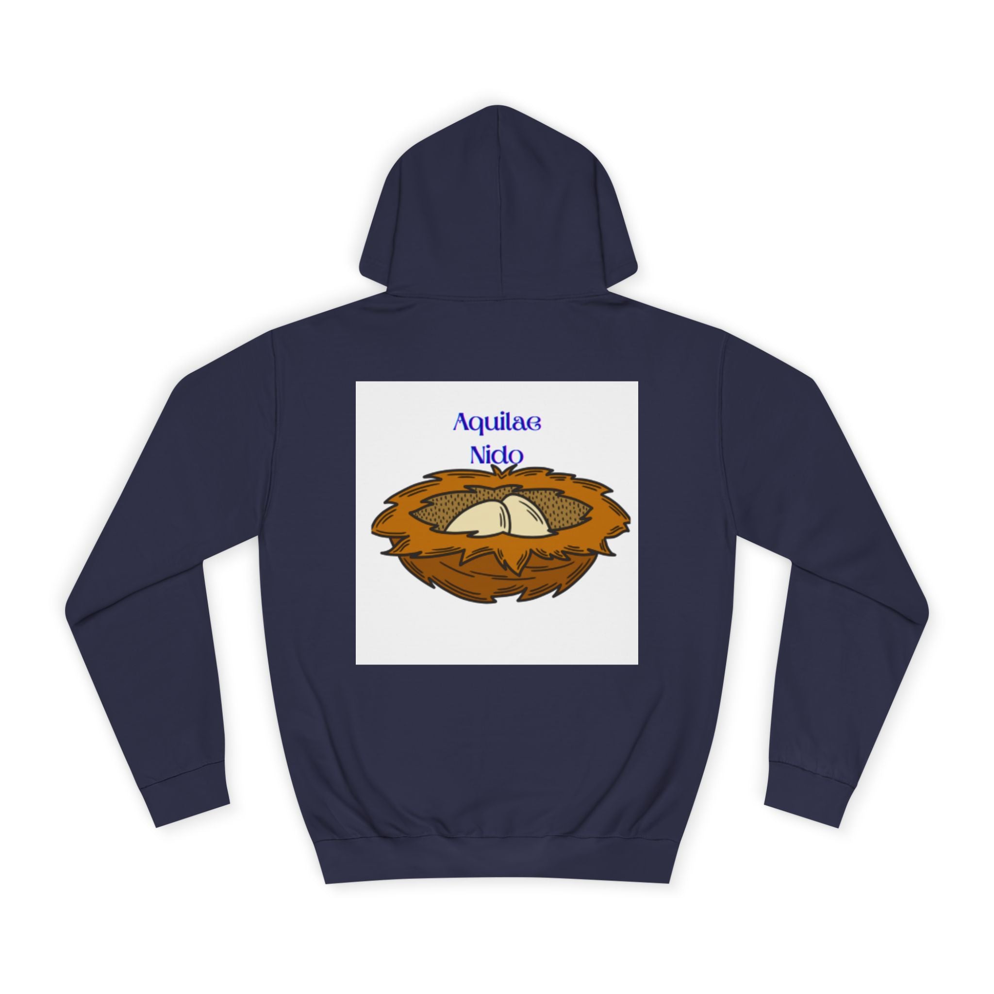Aquilae Nido Nest Illustration Hoodie | College Crest Style