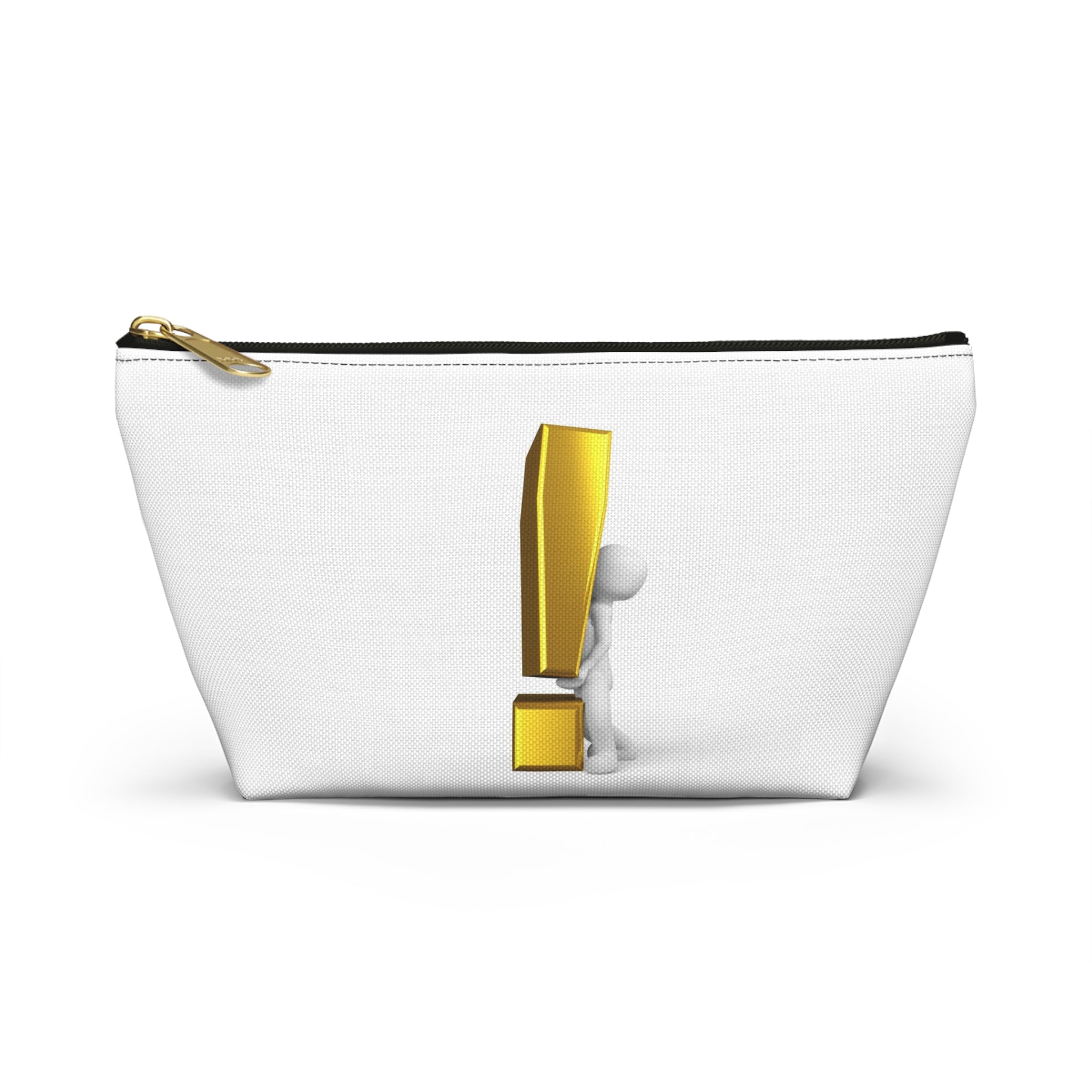 3D Figure Holding Gold Exclamation Mark Accessory Pouch
