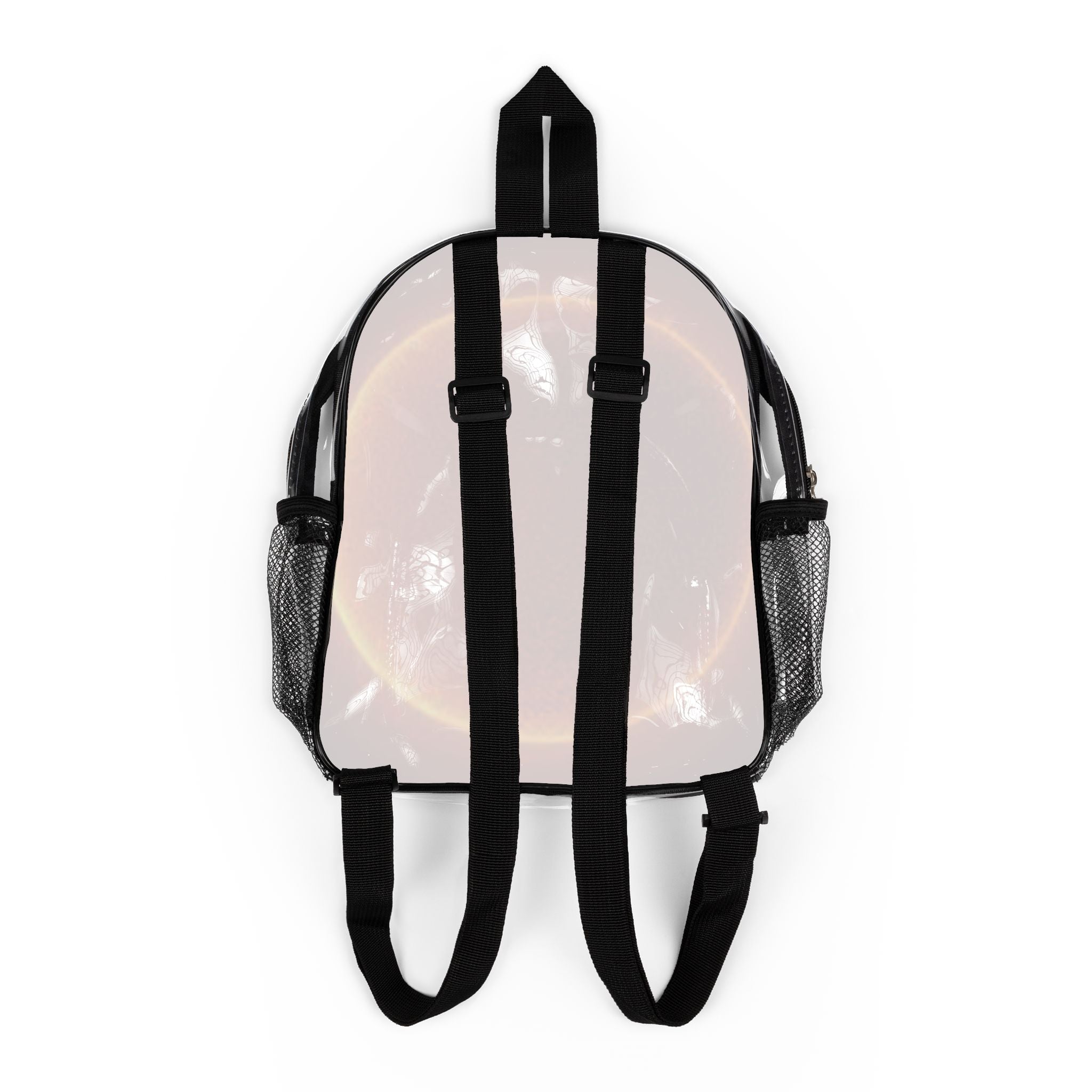 Transparent Stadium Backpack with Solar Design | Clear Bag