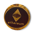 Ethereum Coin ceramic coaster | Cryptocurrency crypto drink coaster