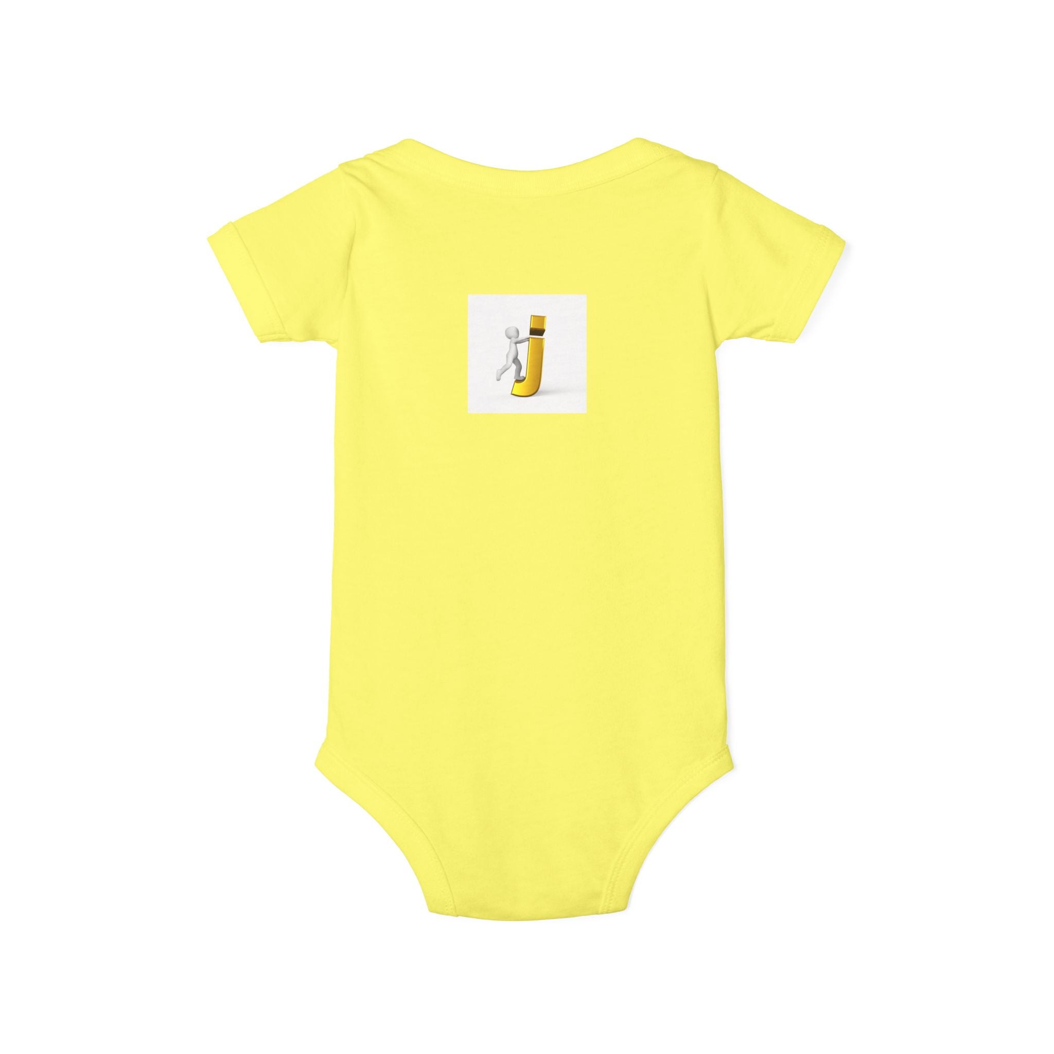 Figure Riding Letter J | Infant One Piece | Cute Bodysuit