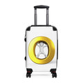 Gold Letter O Figure Suitcase | Luggage with 3D Initial
