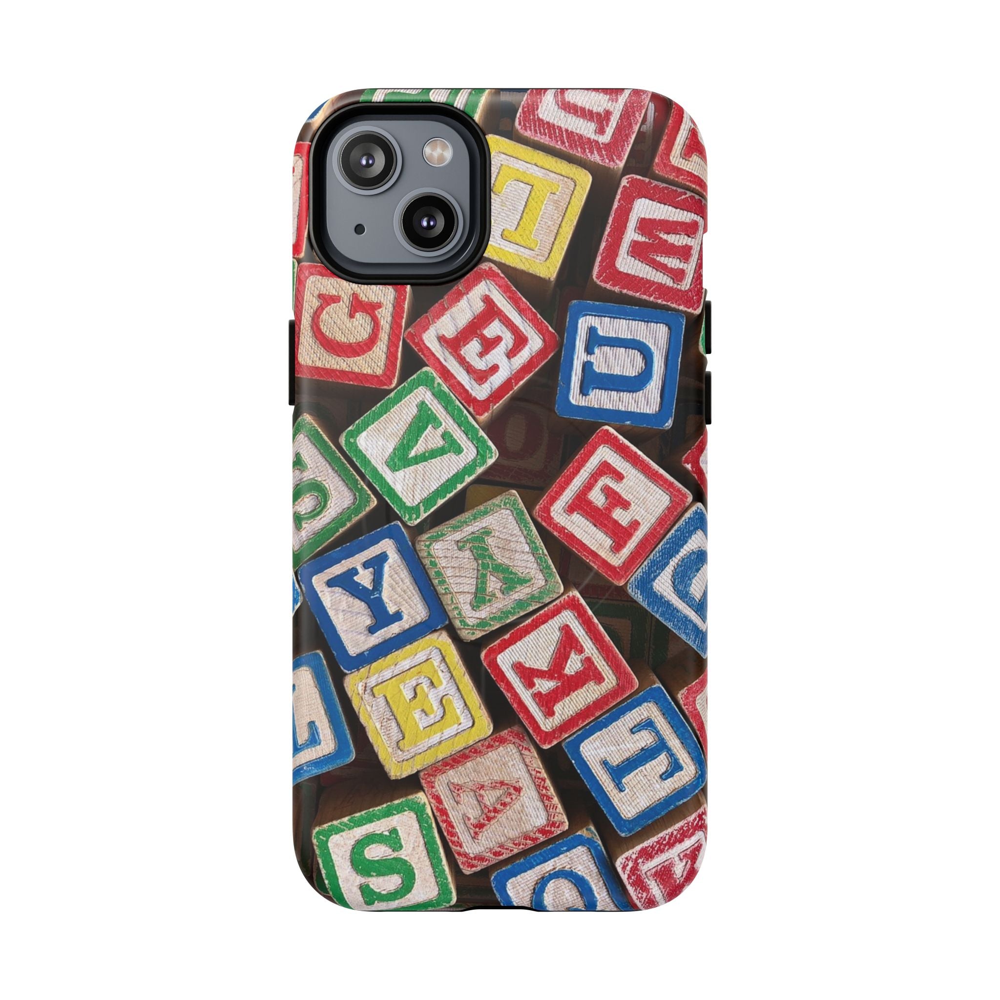 Vintage Alphabet Blocks Phone Case | Tough Magnetic Case