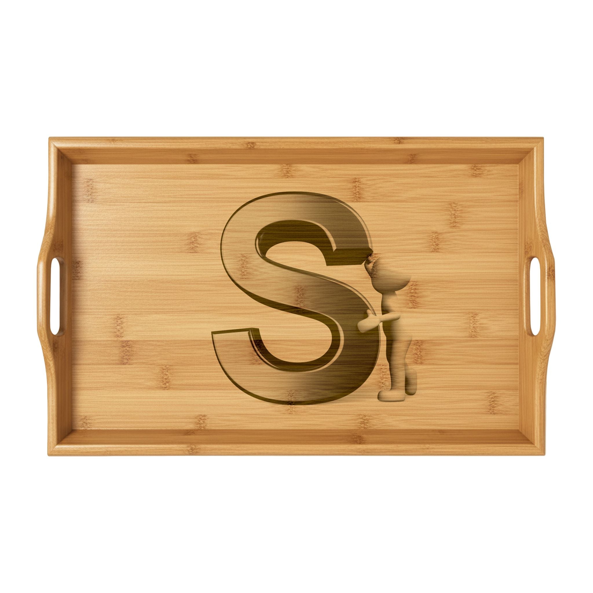 Bamboo Serving Tray (Engraving)