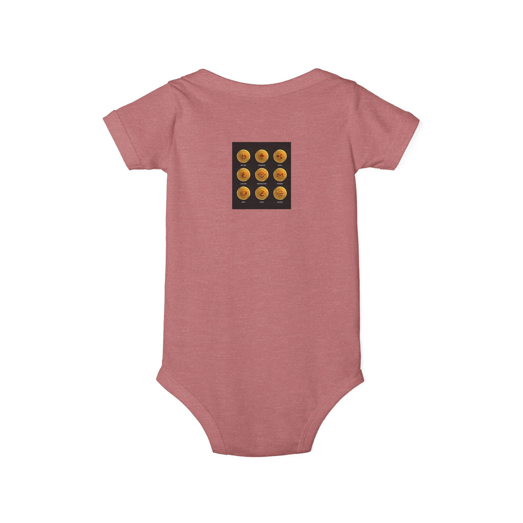 Cryptocurrency Coins Infant One Piece | Fall Baby Bodysuit