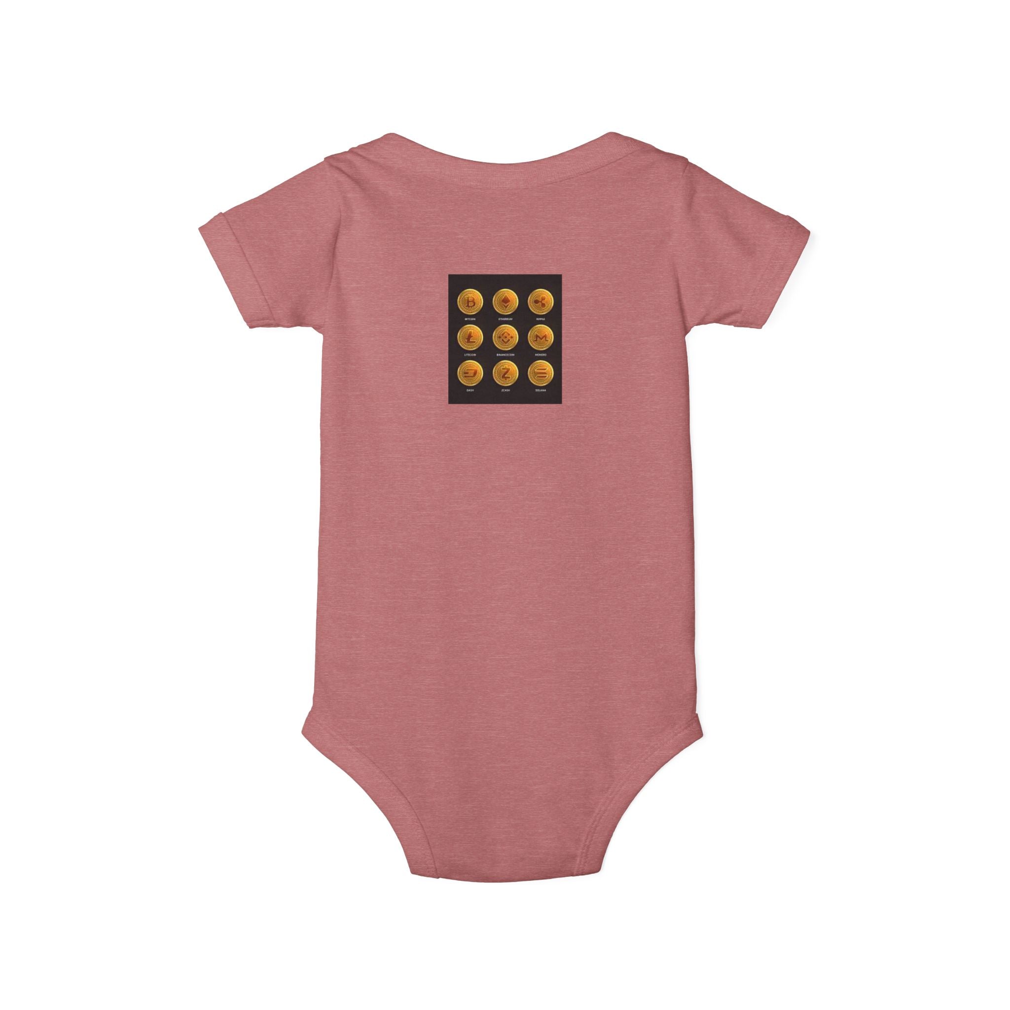 Cryptocurrency Coins Infant One Piece | Fall Baby Bodysuit