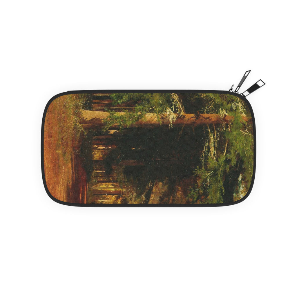 Forest Path Painting Passport Wallet | Woodland Landscape Travel Accessory