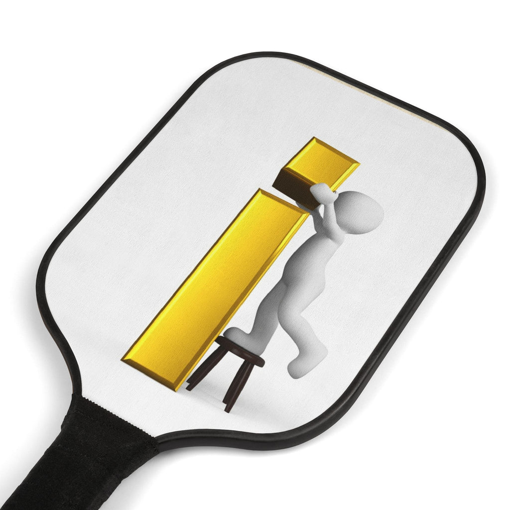 Stick Figure Building Letter i Pickleball Paddle Kit | Pickleball Kit