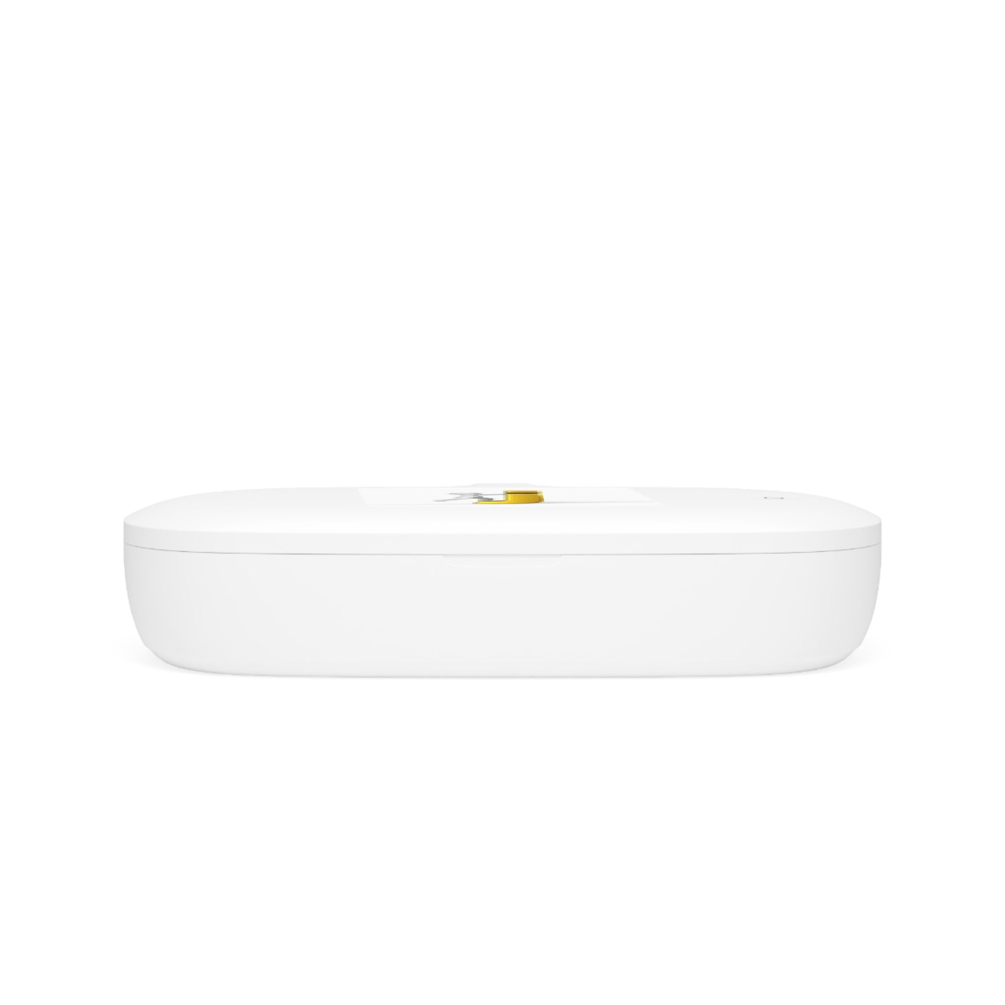 Yellow Letter J Icon UV Phone Sanitizer and Wireless Charging Pad | Logo Charging Station