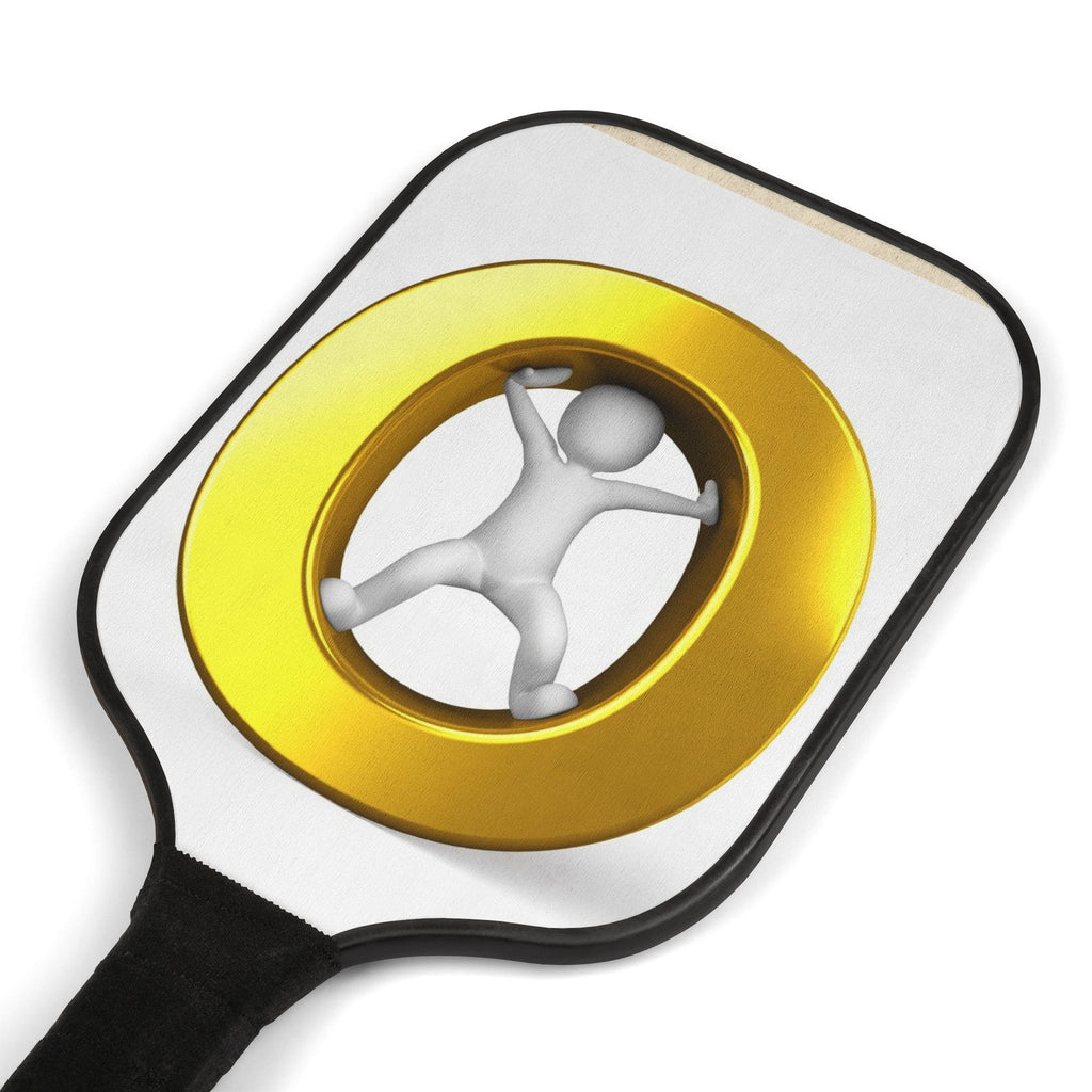 Golden Letter O Pickleball Paddle Set | Pickleball Kit
