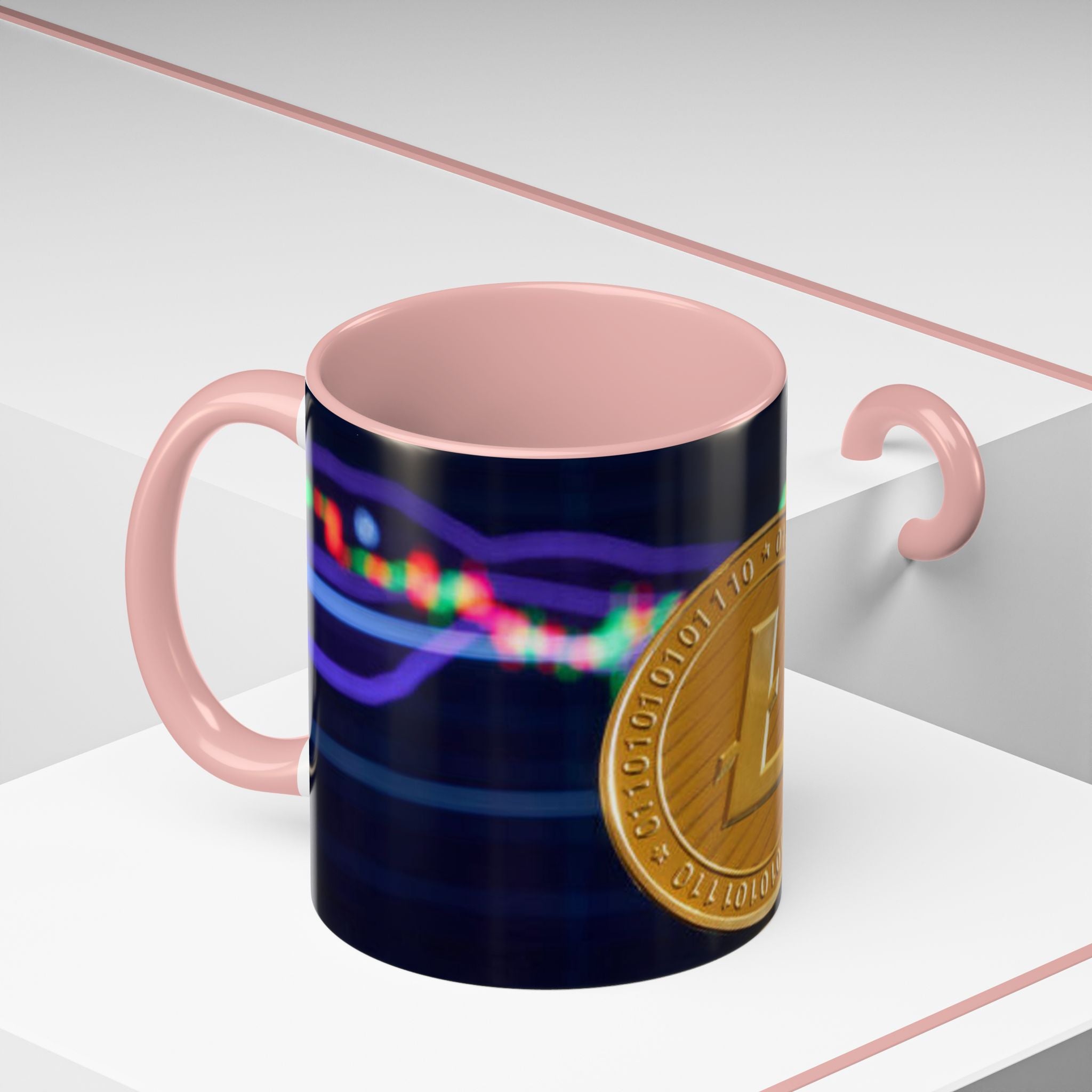 Litecoin Crypto Coin mug | Accent Coffee Mug