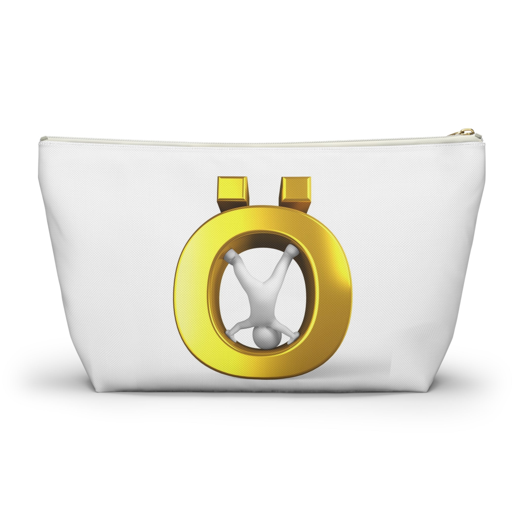 Gold Letter Ö Accessory Pouch