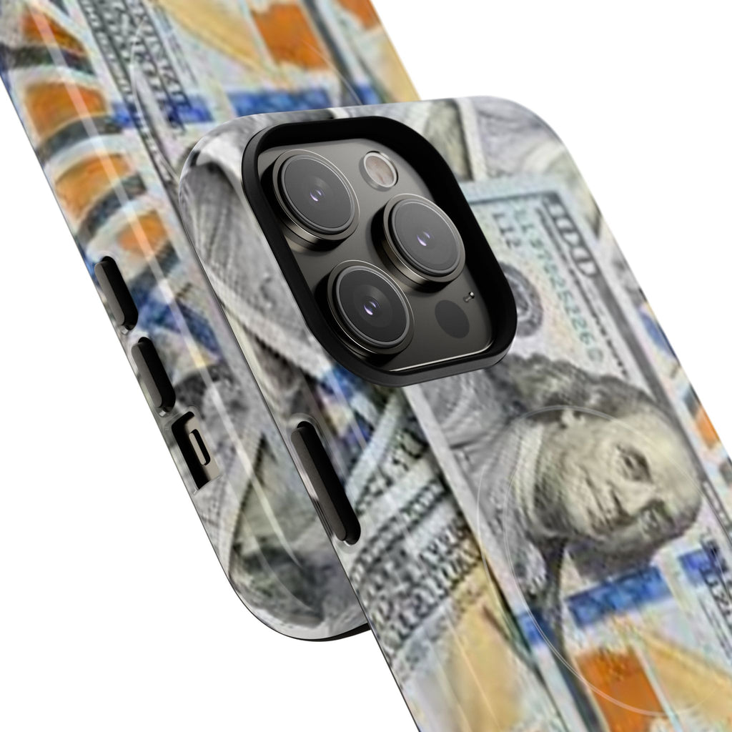 Hundred Dollar Bills Phone Case | Tough Magnetic Case, Money Pattern
