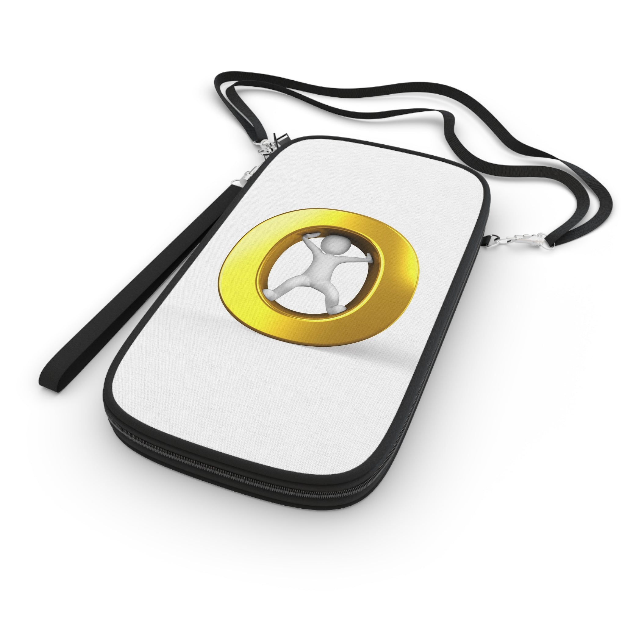 Gold Letter O Figure Passport Wallet | Travel Accessory
