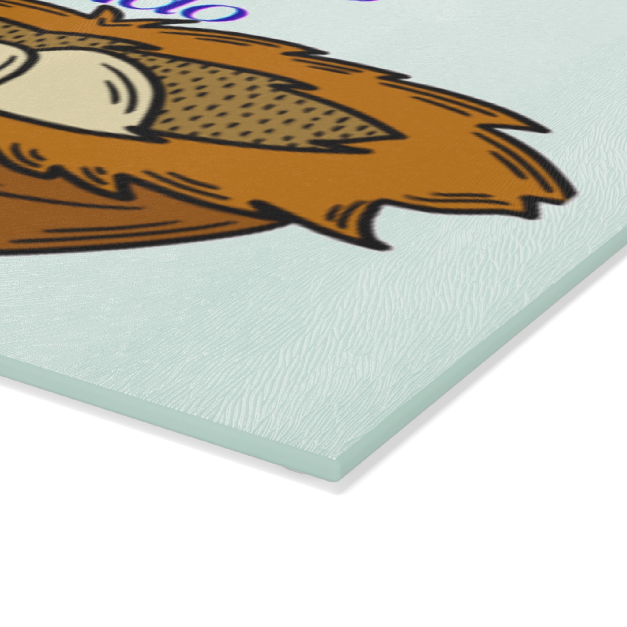 Aquilae Nido Nest Illustration Glass Cutting Board | Bird Nest Kitchen Decor