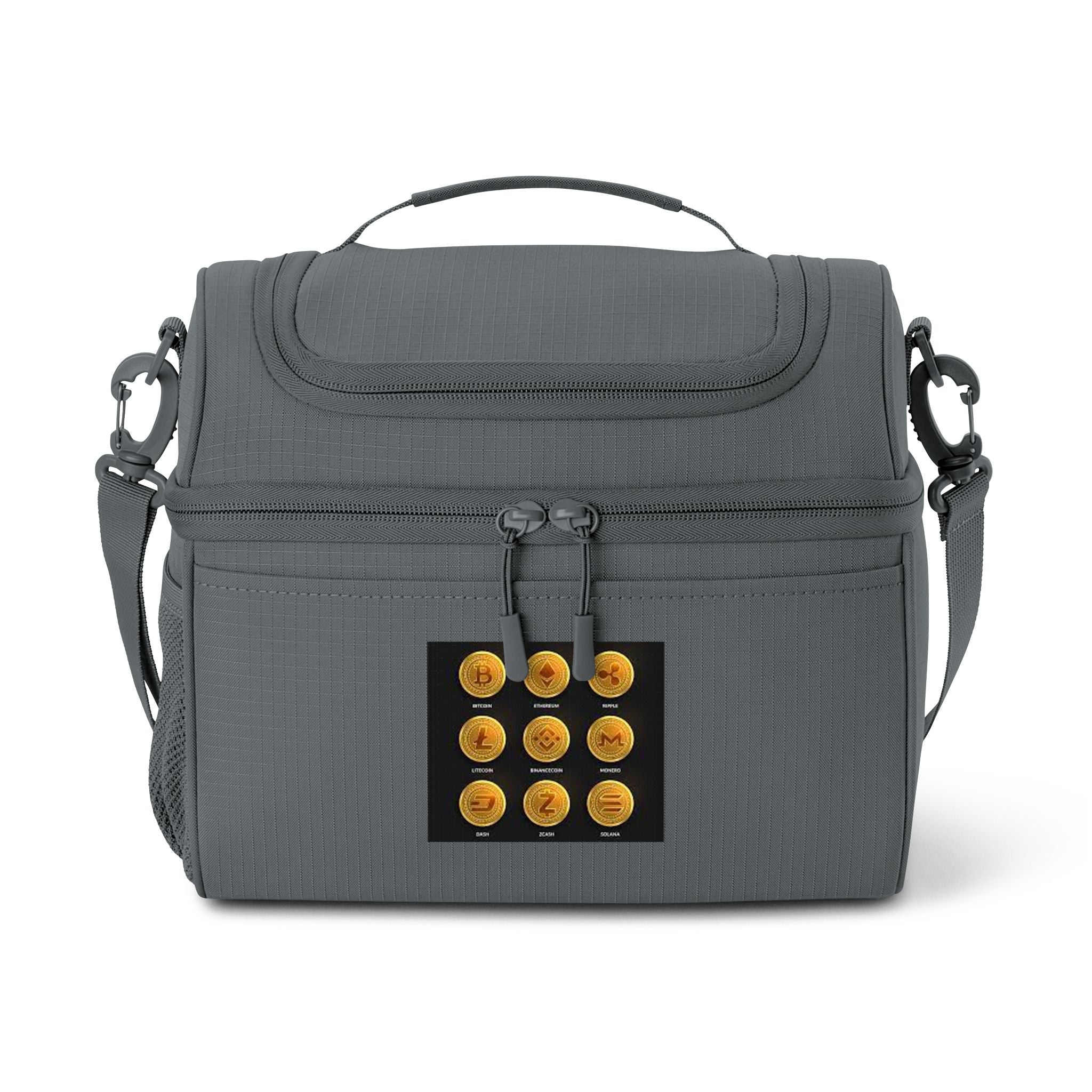 Sac isotherme pour cryptomonnaie | Sac à lunch isotherme, accessoire de pique-nique avec pièces de monnaie