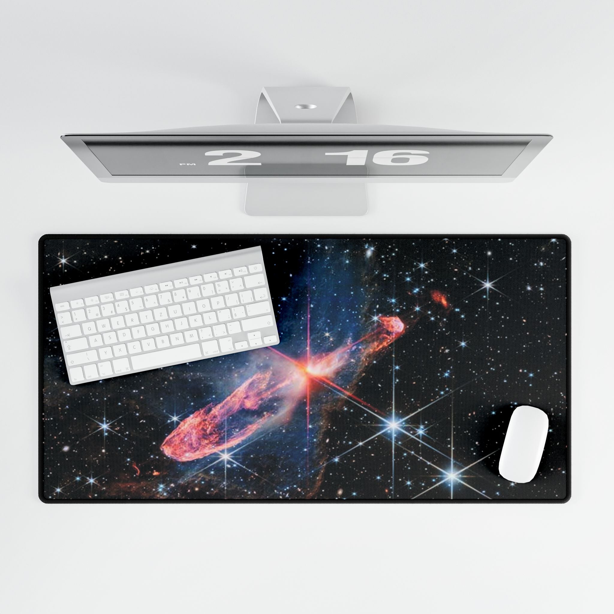 Galaxy Nebula Desk Mat | Space Stars Cosmic Mousepad