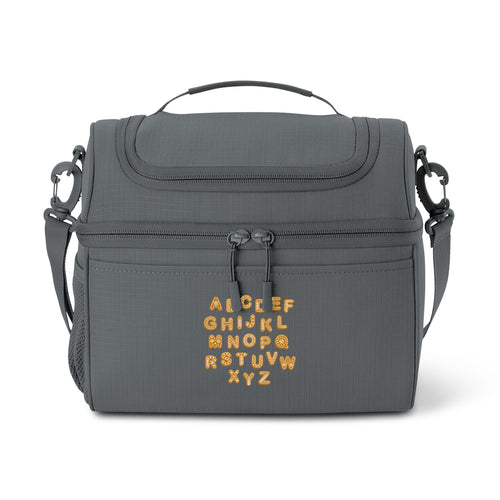 Alphabet Cookies Cooler Bag | Insulated Lunch Tote with Cookie Letter Design