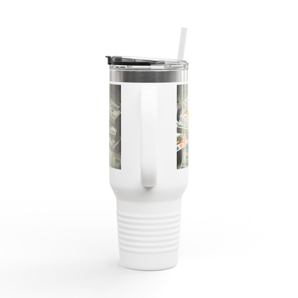Stacked Cash Money design Insulated Travel Mug | 40oz