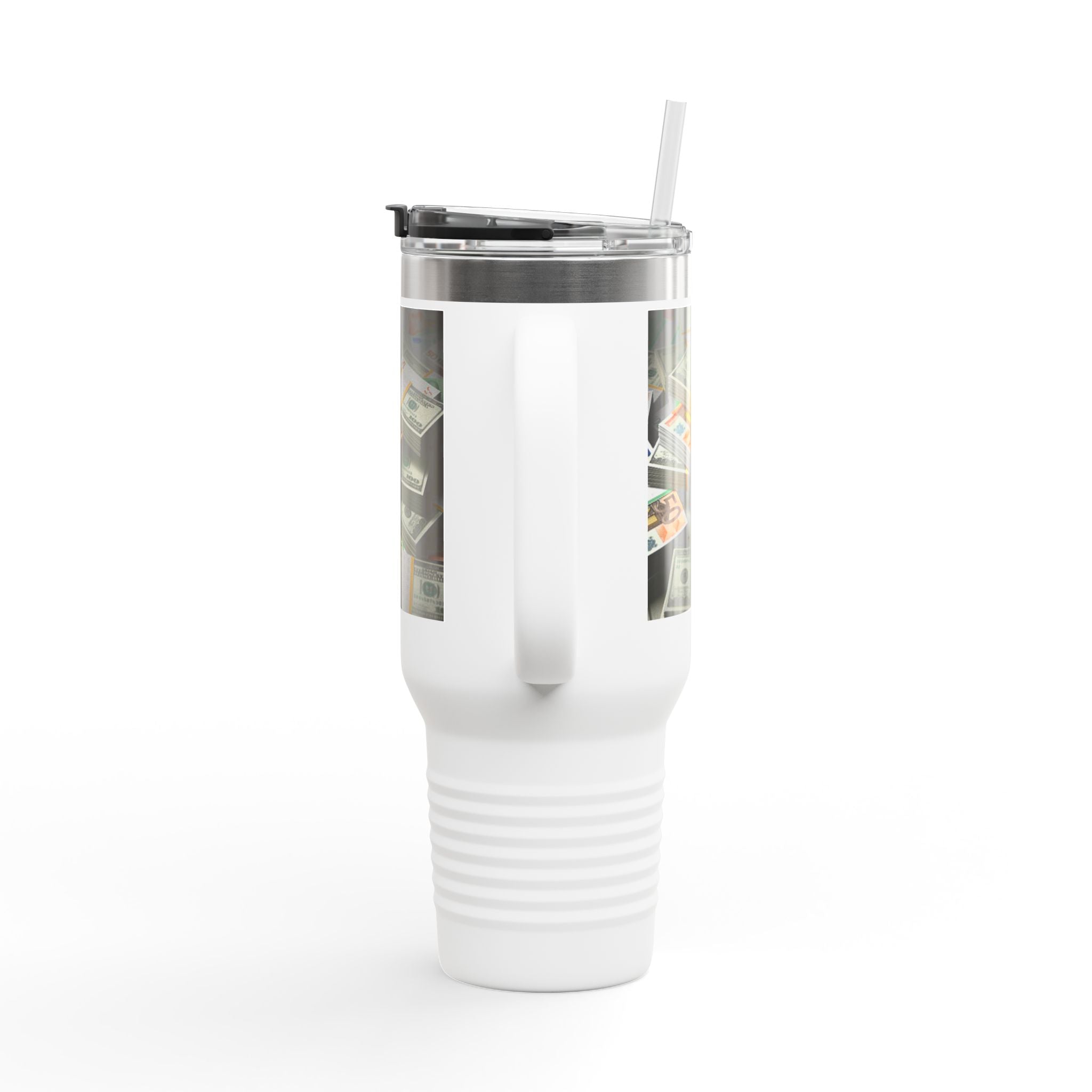 Stacked Cash Money design Insulated Travel Mug | 40oz