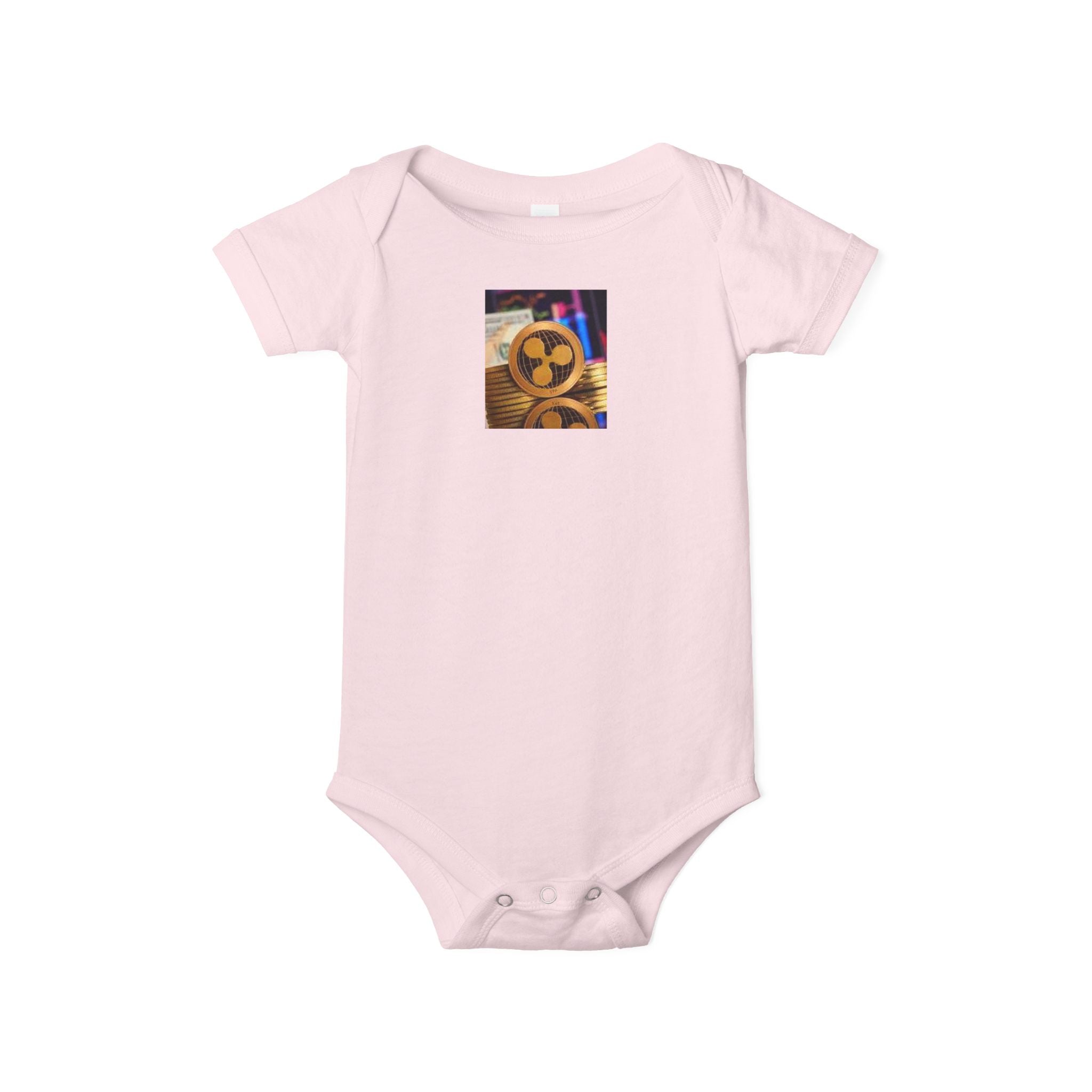 Grenouillère pour bébé avec logo de la cryptomonnaie XRP Ripple