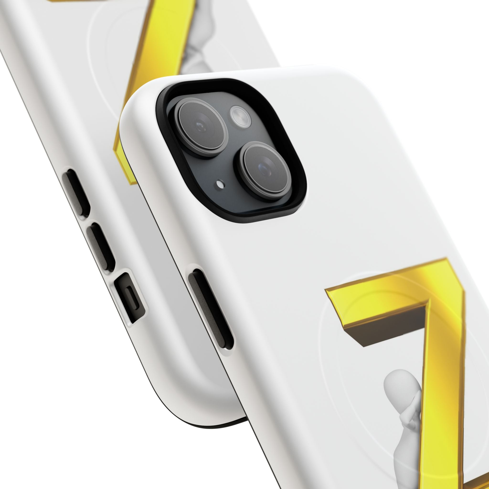 Gold 3D Letter Z Phone Case | Tough Magnetic Case
