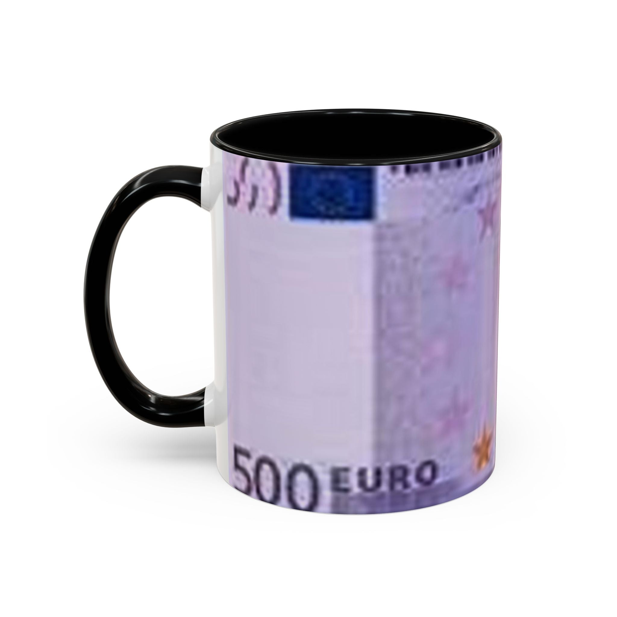 500 Euro Banknote Tasse | Akzent-Kaffeetasse 11oz 15oz